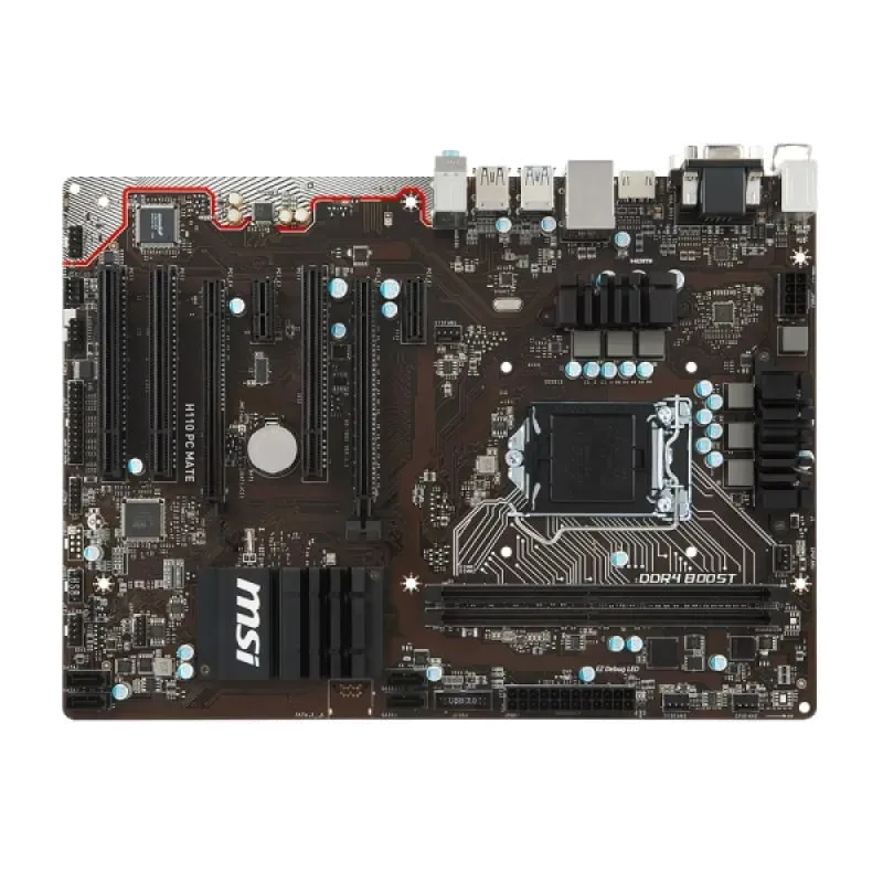 Ремонт материнских плат  MSI H110 PC MATE в Нижнем Новгороде